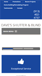 Mobile Screenshot of davesshutters.com